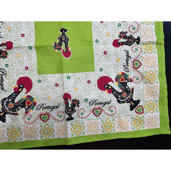 Vintage Portugal table topper - vintage linens 28”x28” - Picture 8 of 10